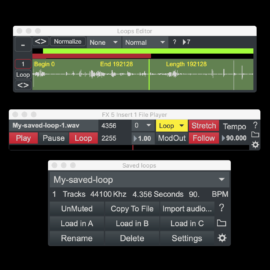 Sync audiofiles to your loops